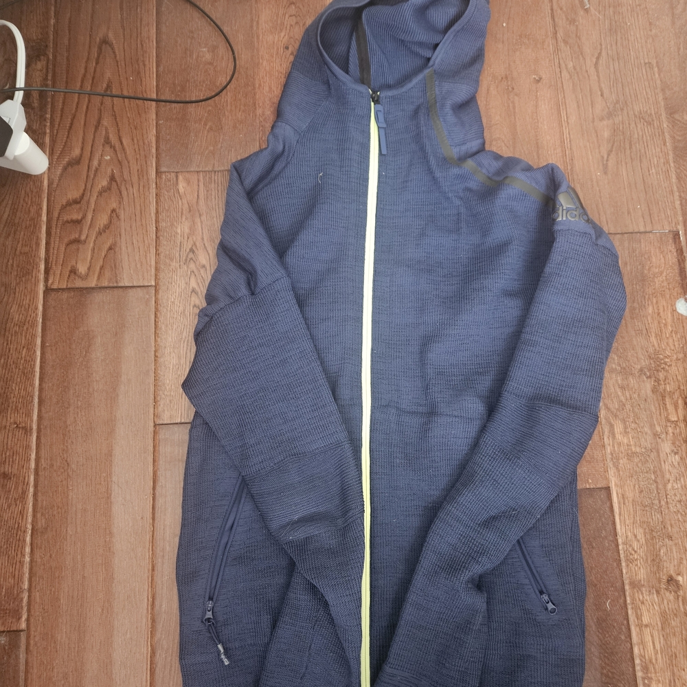 Adidas Blue Lightweight Shirt Jacket